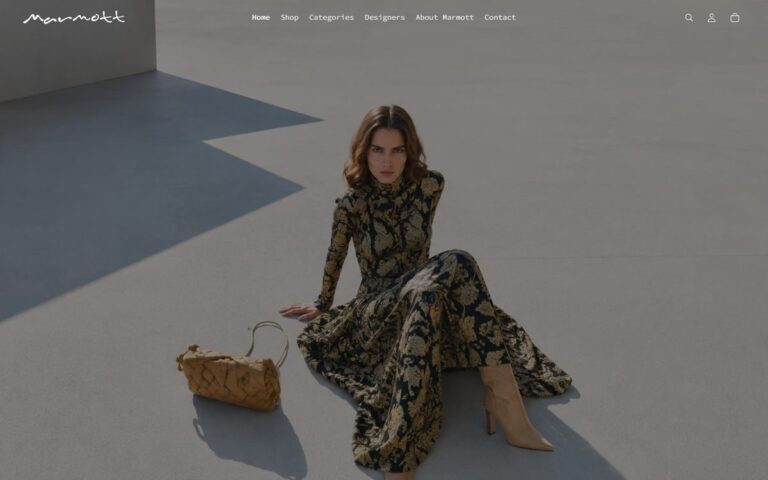Portada de la web de Marmott Madrid