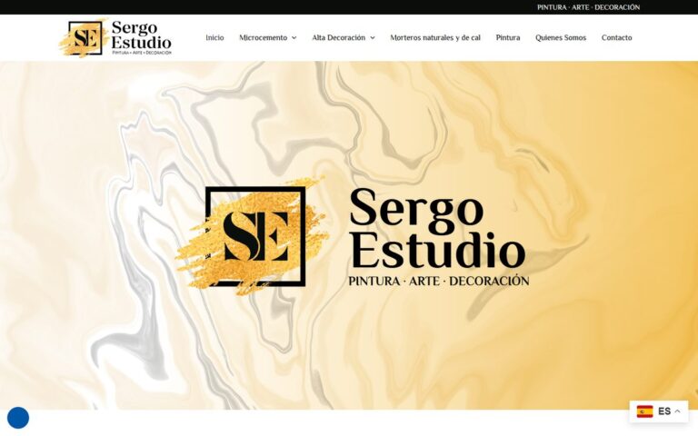 Portada de la web de Sergo Estudio