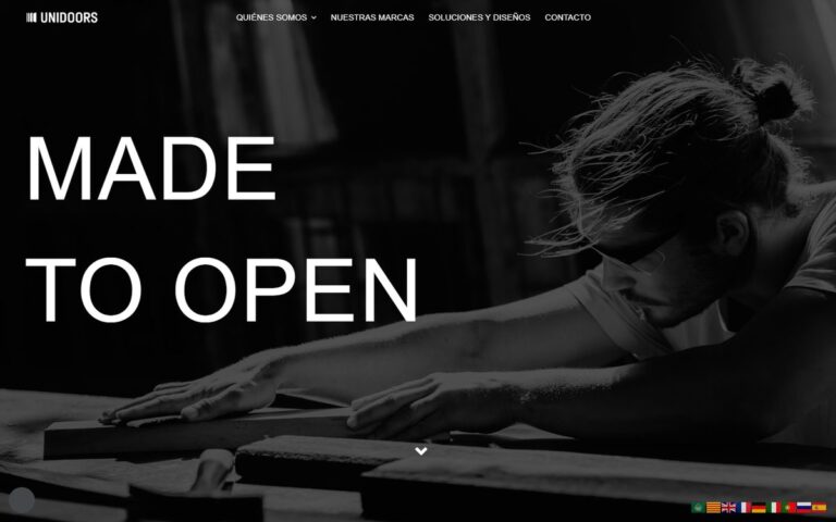 Portada de la web de Unidoors