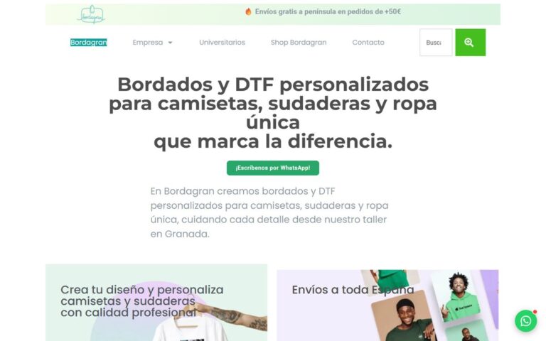 Portada de la web de Bordagran