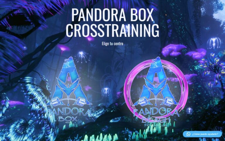 Portada de la web de Box Crosstraining