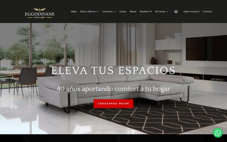 Portada de la web de Eggodivane