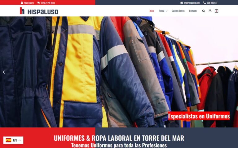 Portada de la web de Hispaluso