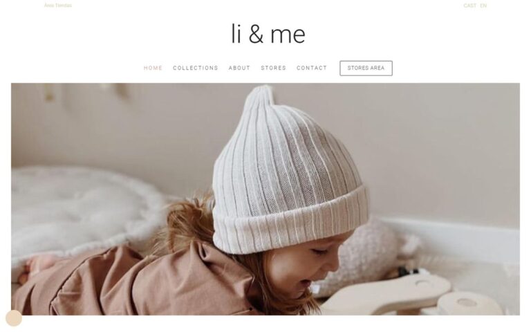 Portada de la web de li & me