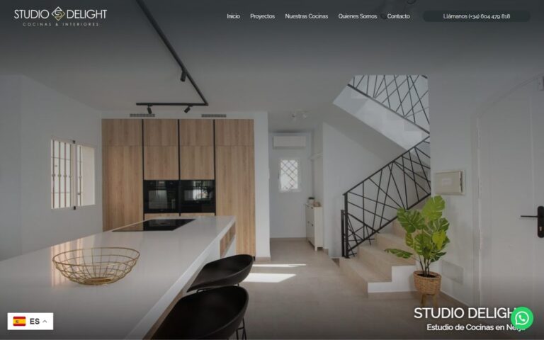 Portada de la web de Studio Delight