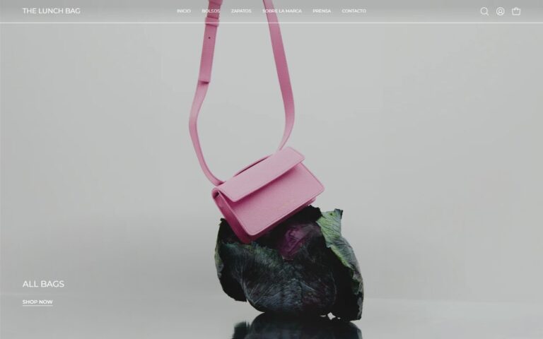 Portada de la web de The Lunch Bag